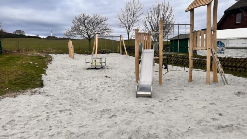 Ein neuer Spielplatz in Grieben