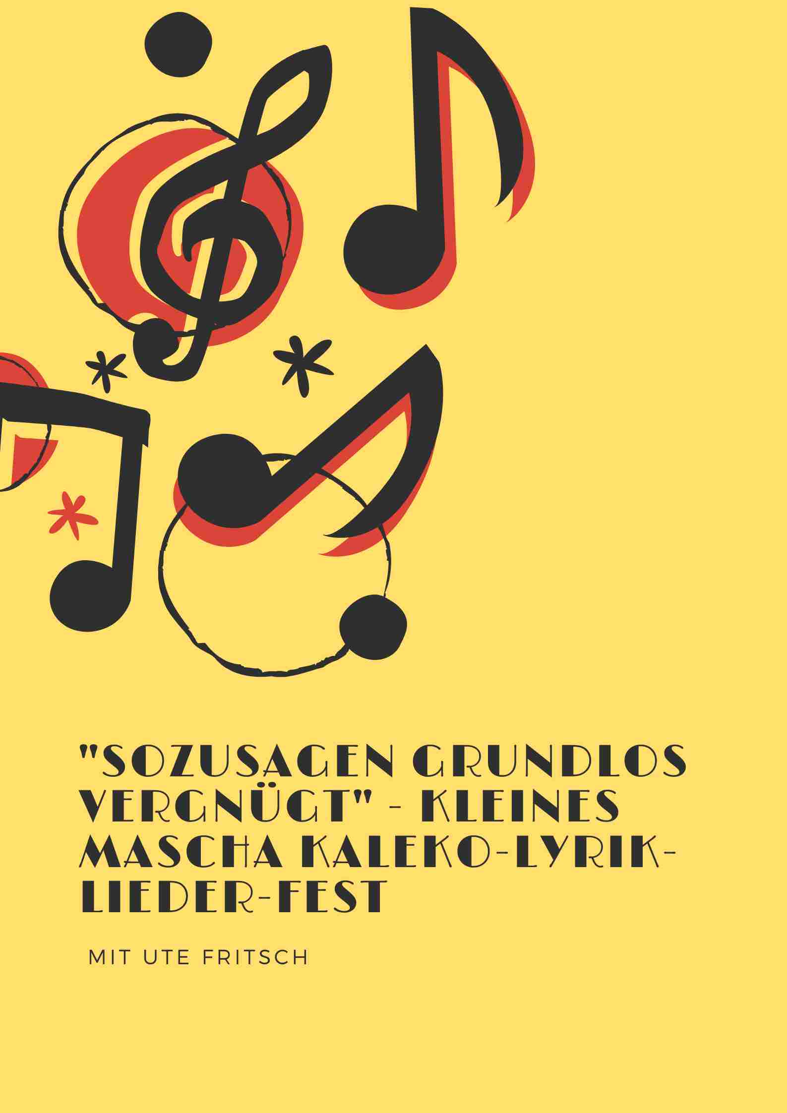 Kleines Mascha Kaleko-Lyrik-Lieder-Fest mit Ute Fritsch