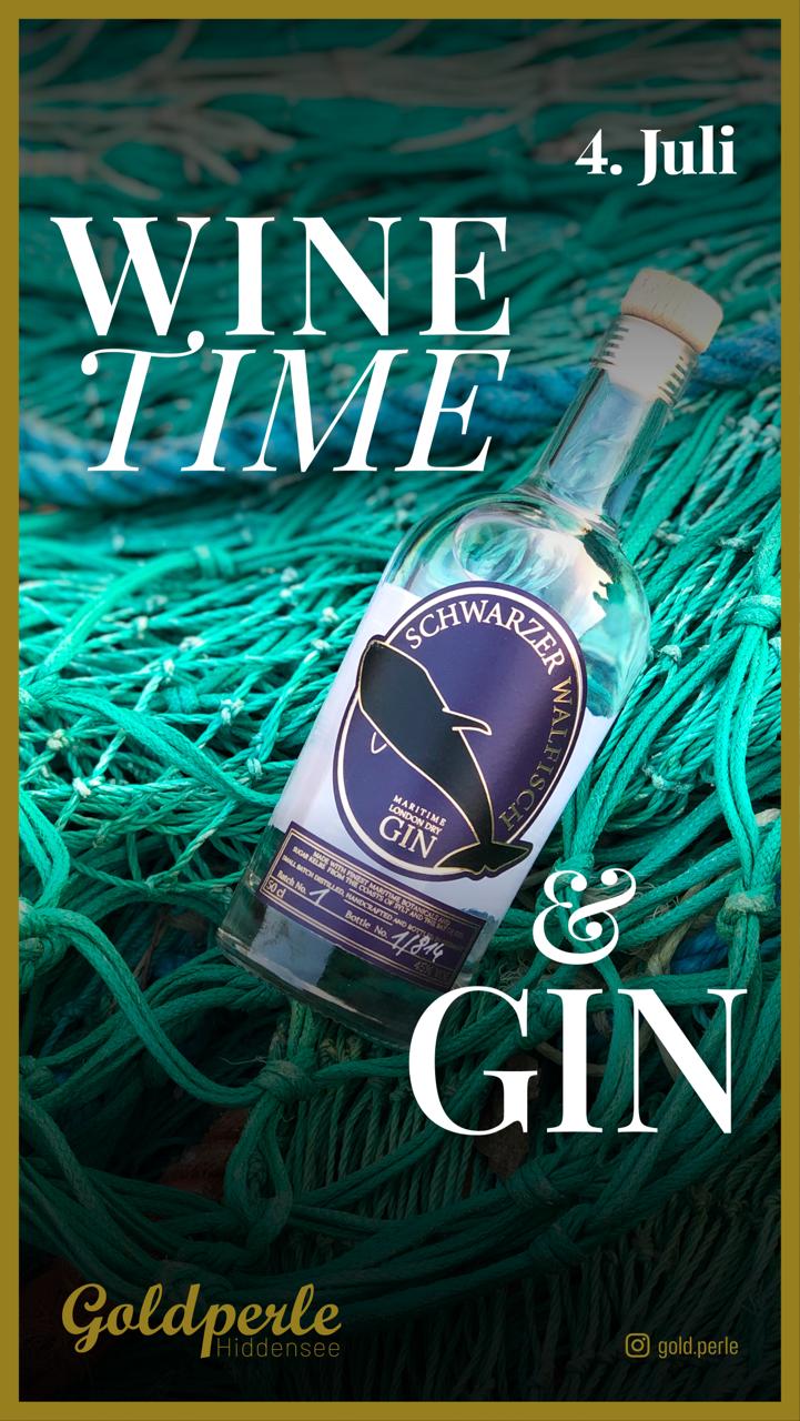 WINE TIME & GIN in der Goldperle Vitte