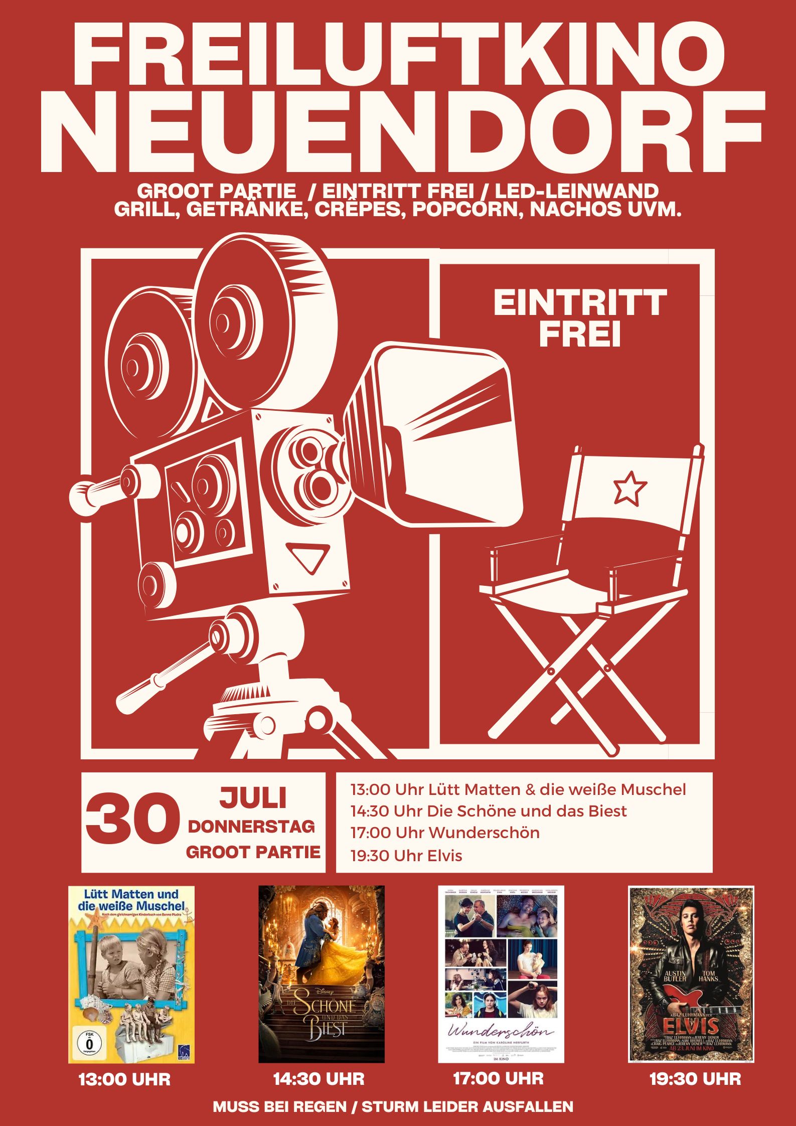 Freiluftkino Neuendorf - Eintritt frei