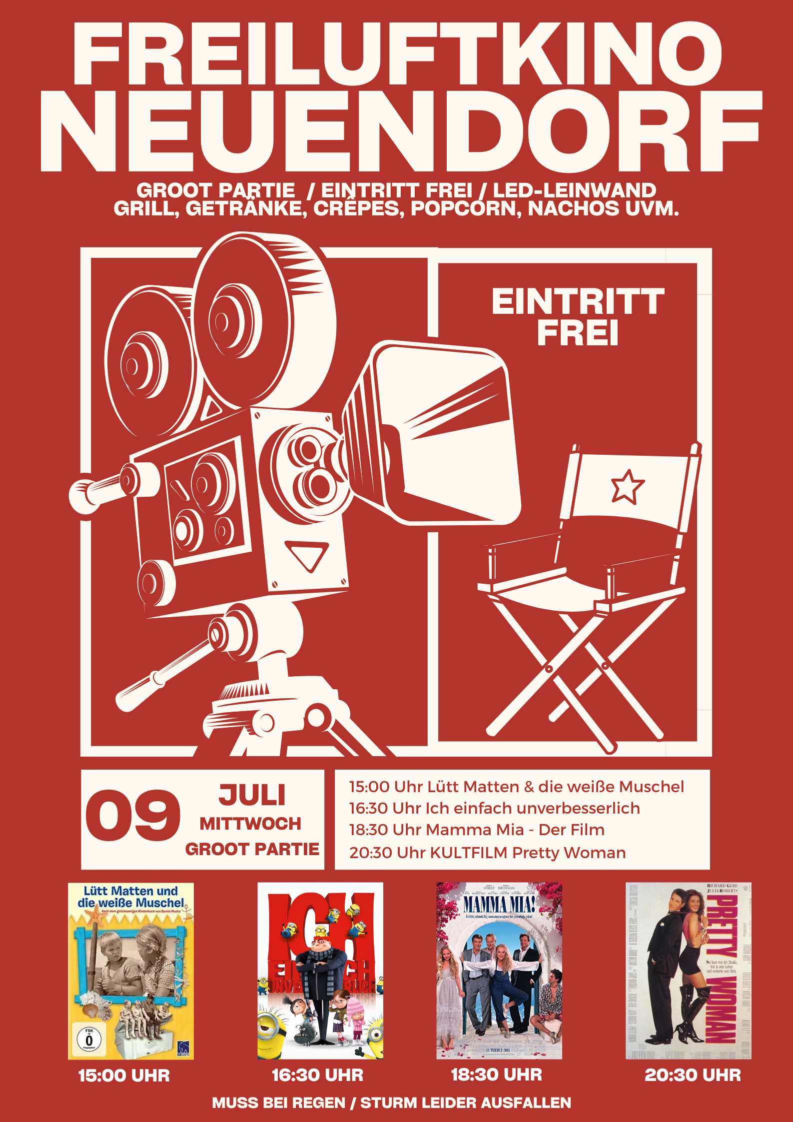 Freiluftkino Neuendorf - Eintritt frei