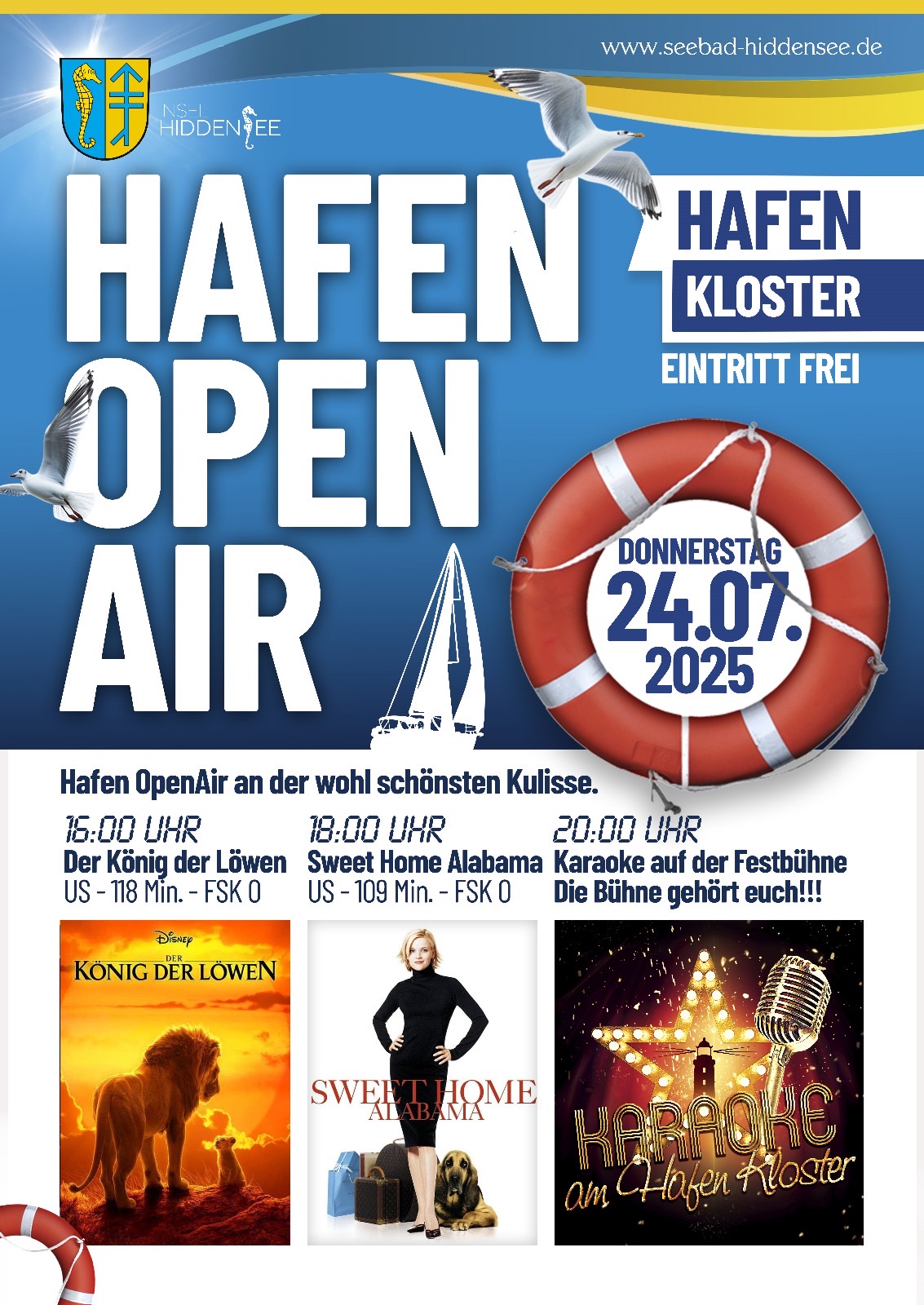 Hafen OpenAir – 30 Jahre Seebad Jubiläum! - Eintritt frei