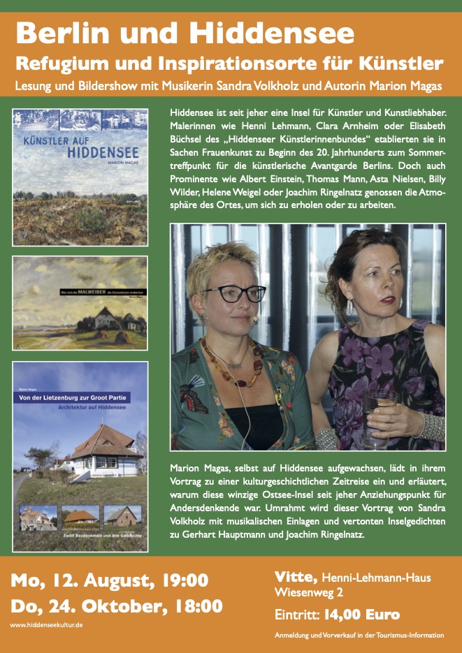 Lesung mit Bildershow mit Marion Magas & Sandra Volkholz