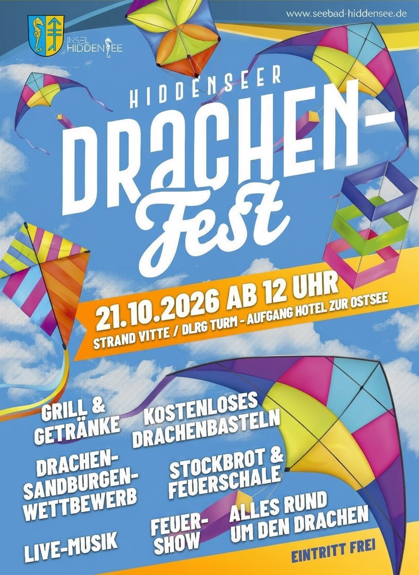Drachenfest am Strand von Vitte 