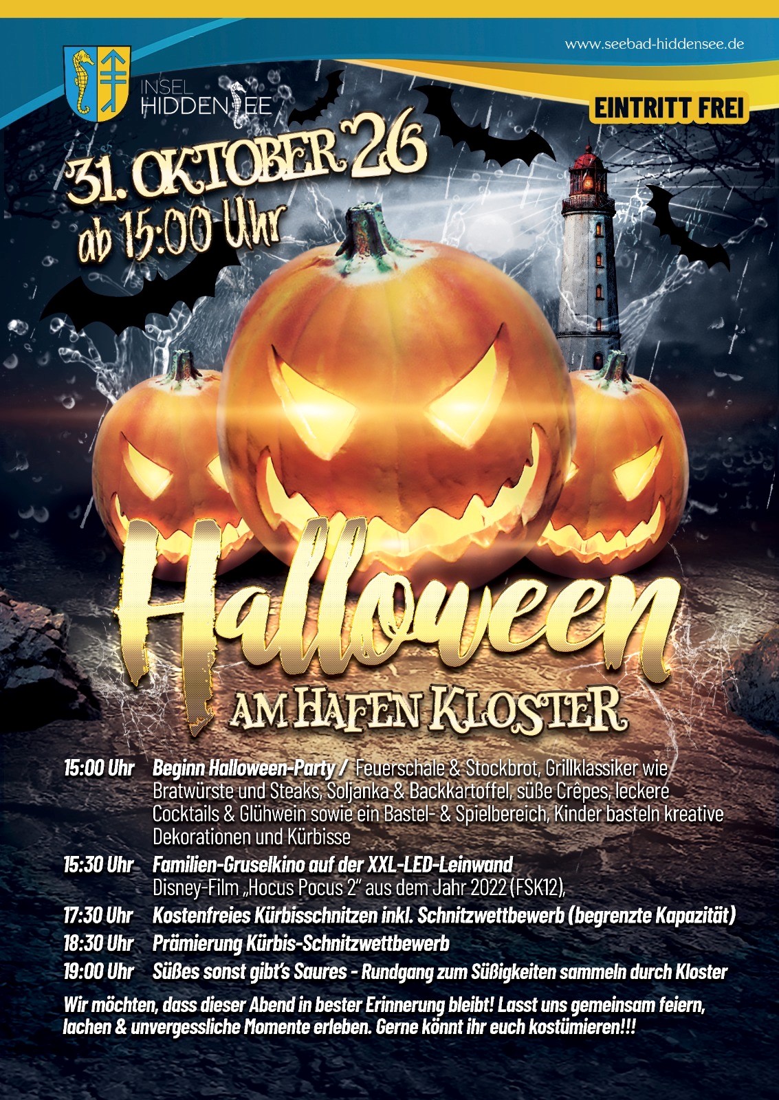 Halloween auf Hiddensee