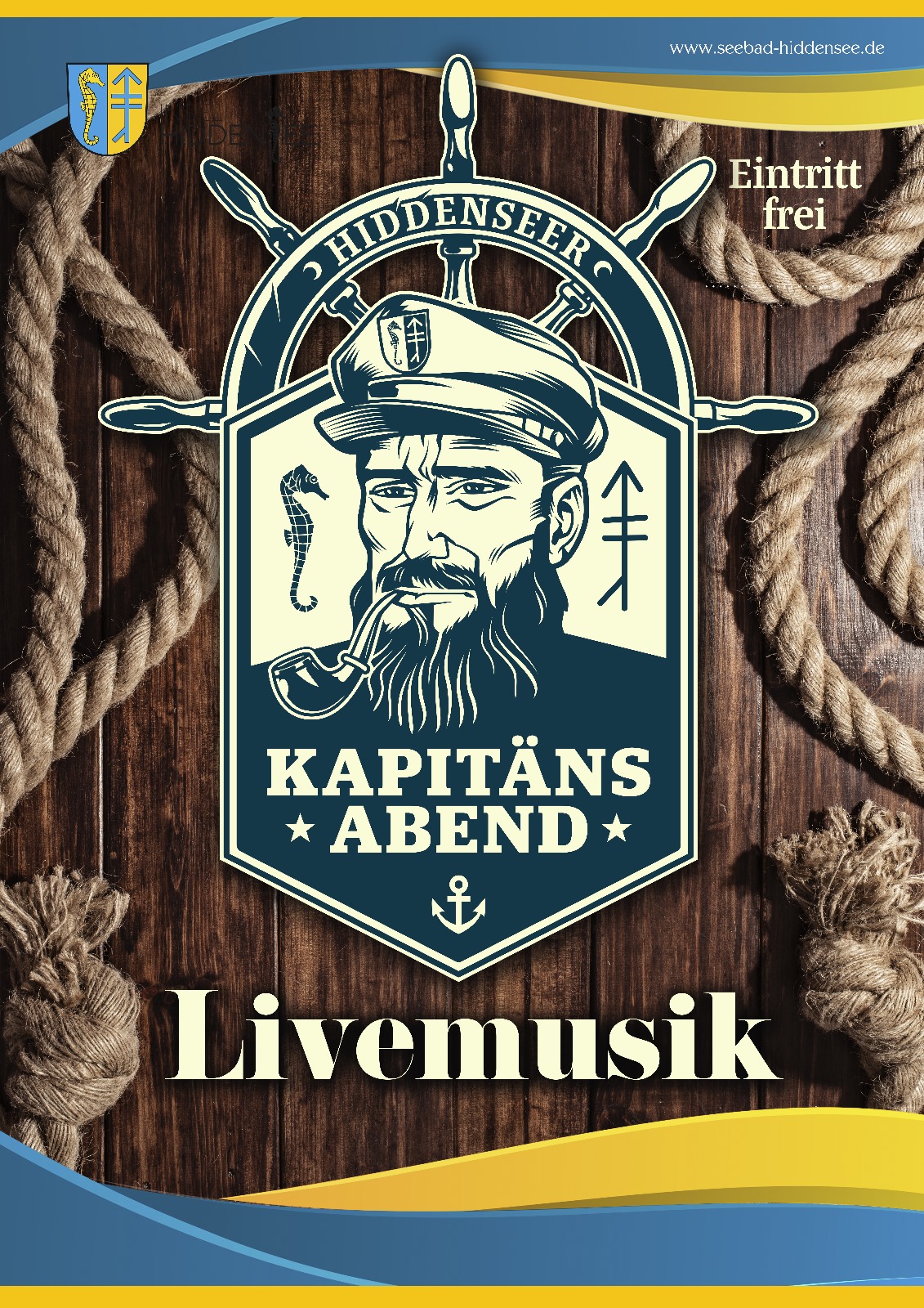 Kapitänsabend mit Livemusik am Seglerhafen Kloster