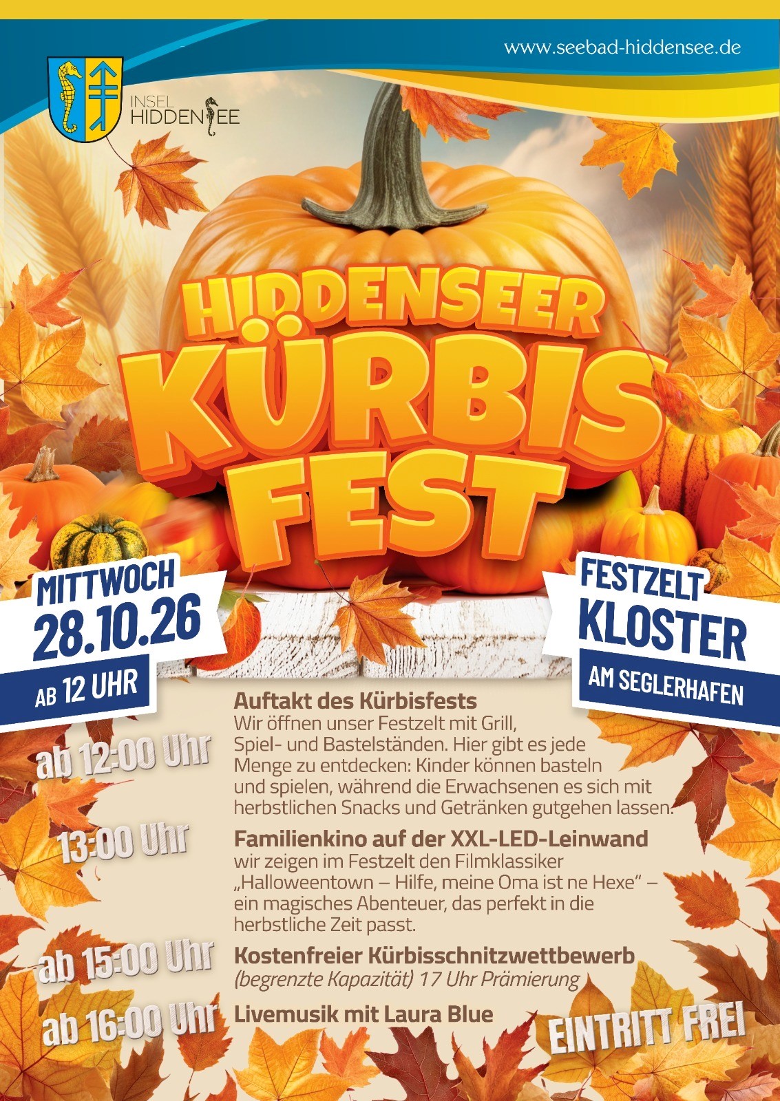 Hiddenseer Kürbisfest mit Laura Blue