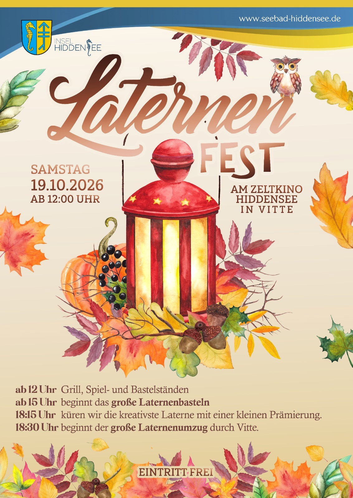 Laternenfest am Zeltkino Hiddensee Vitte