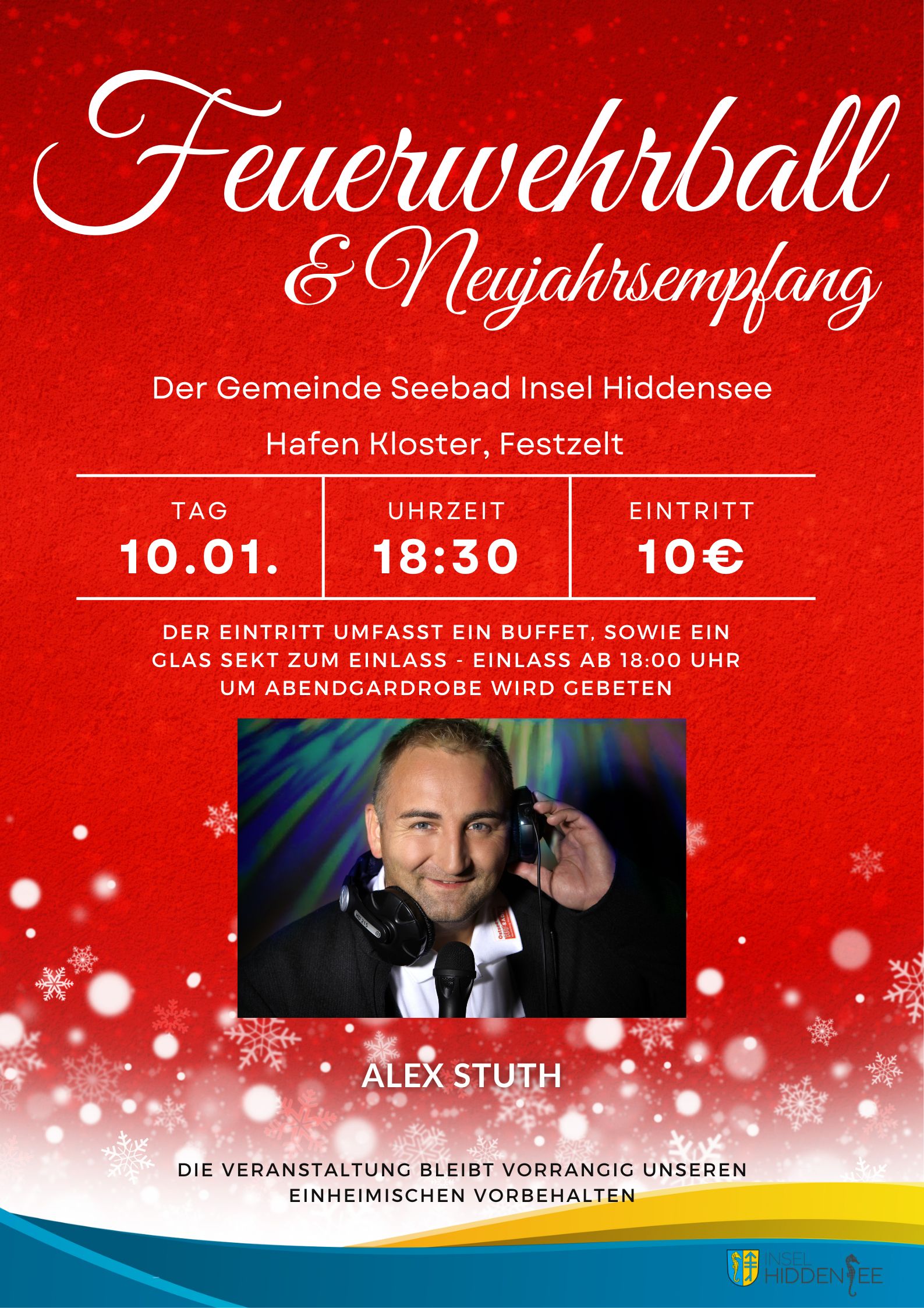 Feuerwehrball & Neujahrsempfang der Gemeinde Seebad Insel Hiddensee