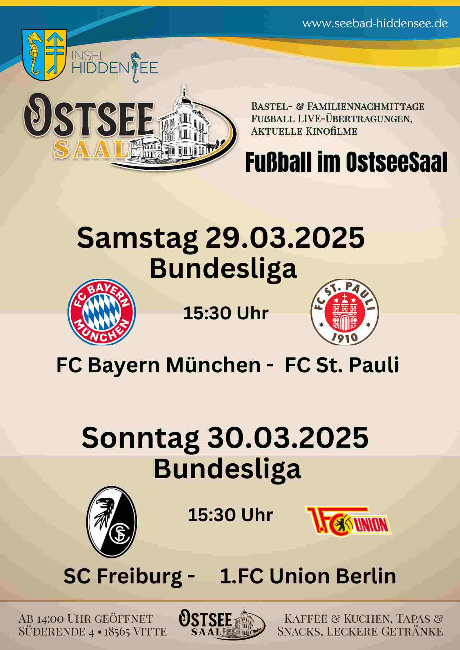 Fußball im OstseeSaal