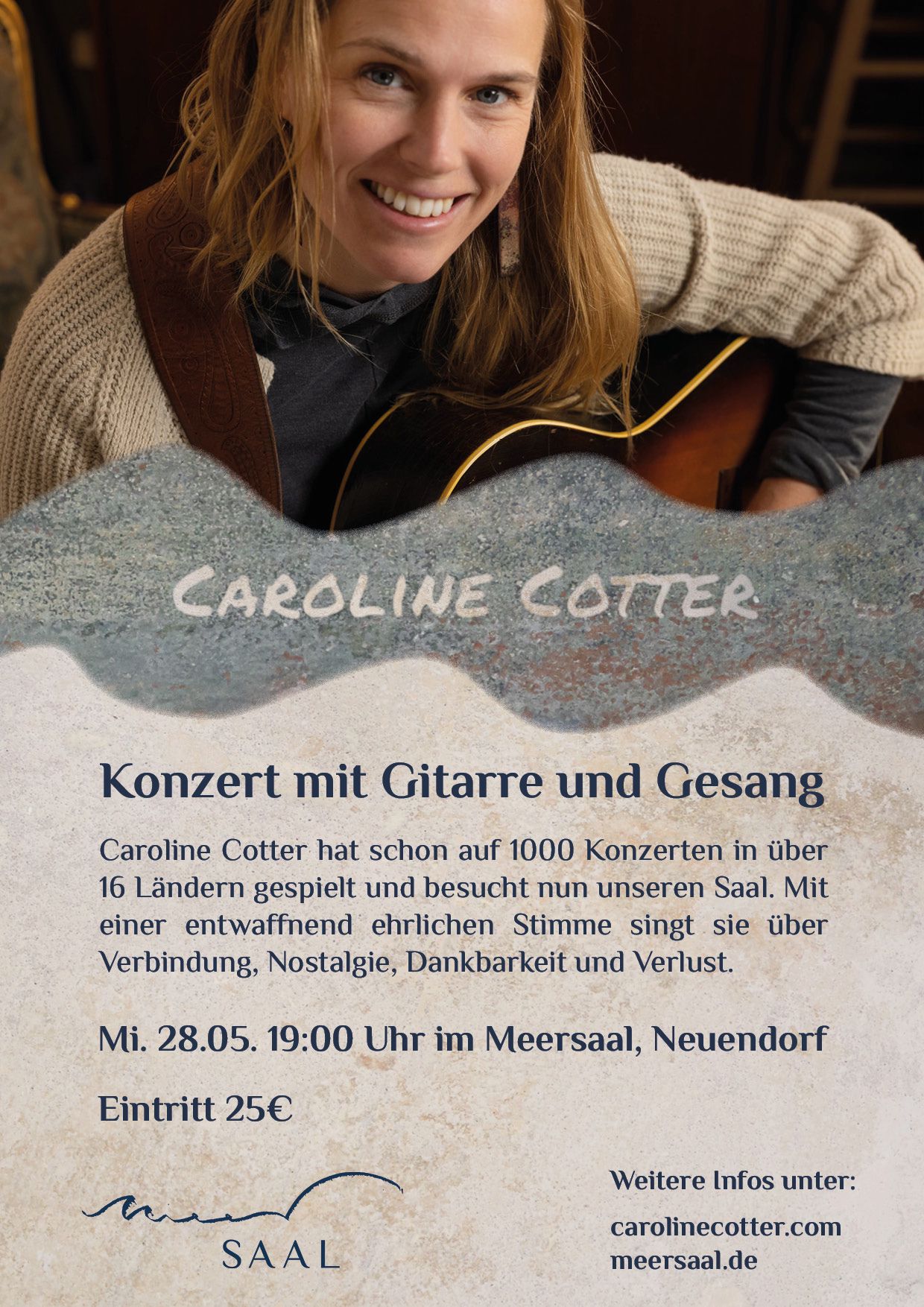 Caroline Cotter - Konzert mit Gitarre und Gesang