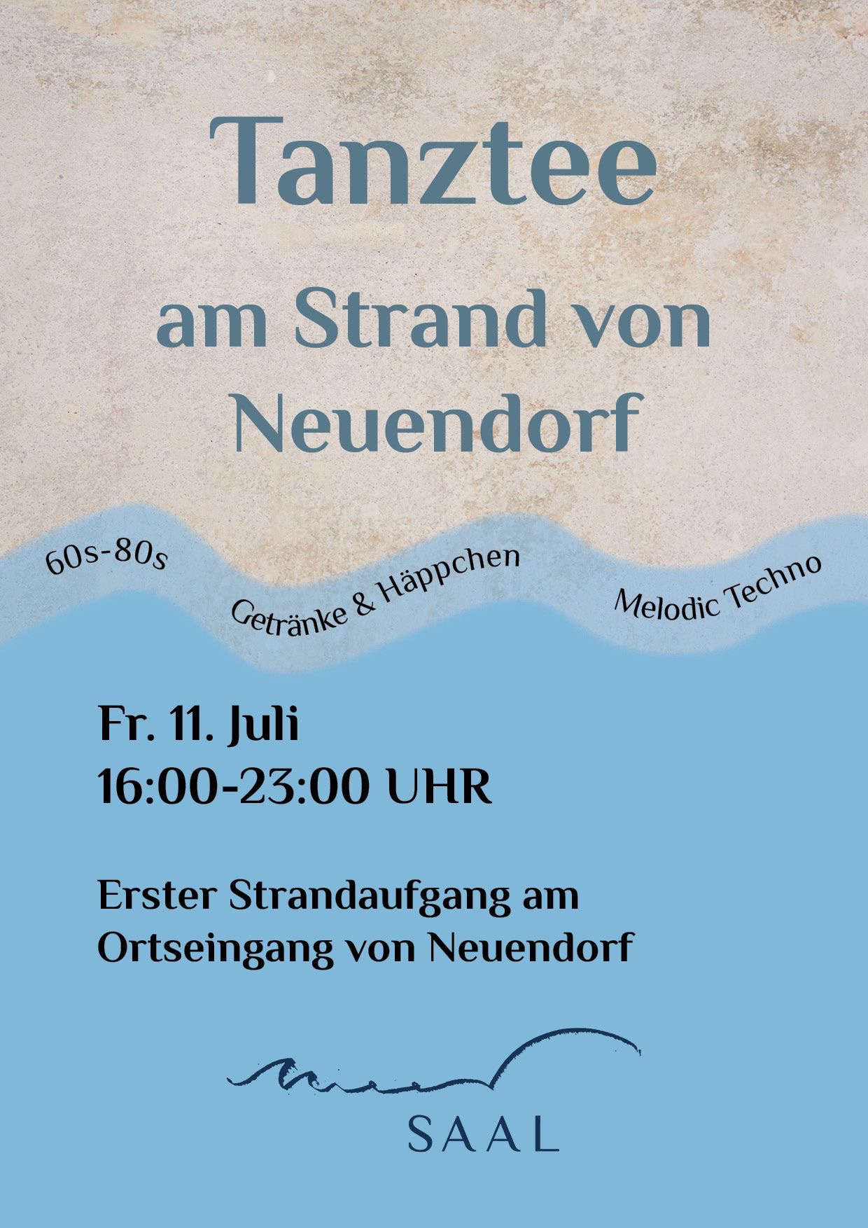 Tanztee am Strand von Neuendorf
