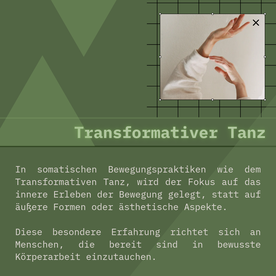 Tanz-aus-der Reihe: Transformatiover Tanz mit Kathi
