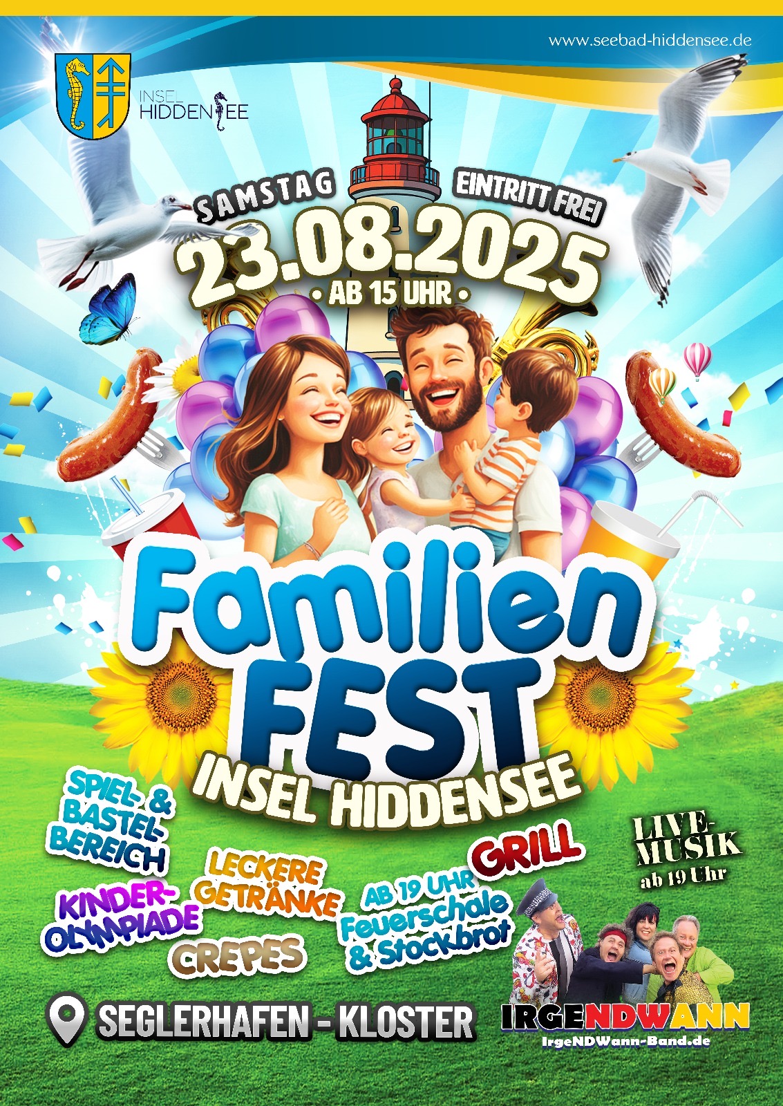 Familienspaß auf der Insel Hiddensee!
