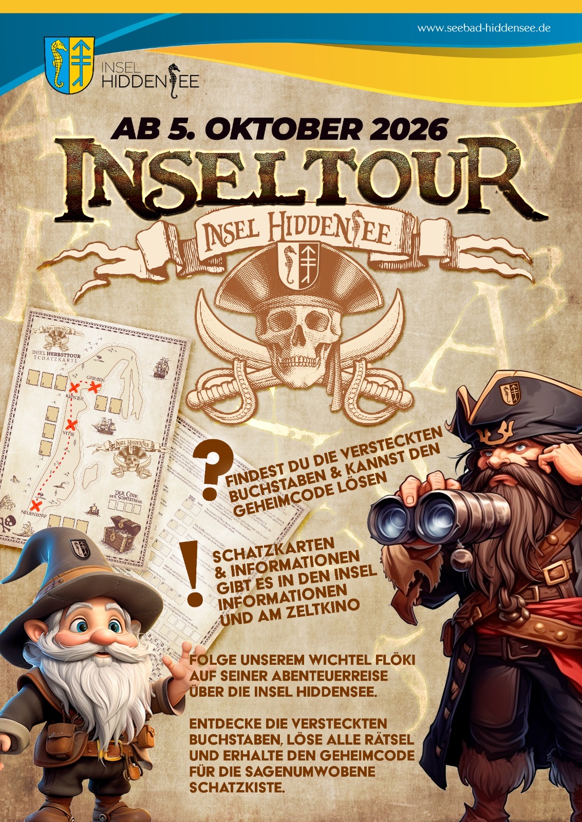 Die große Insel-Herbsttour mit Schatzkarten