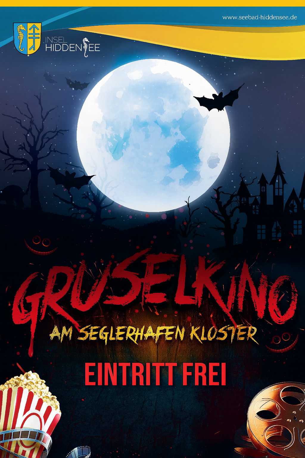 Familien-Gruselkino am Seglerhafen Kloster