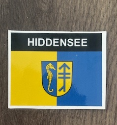 Hiddensee Aufkleber - Flagge