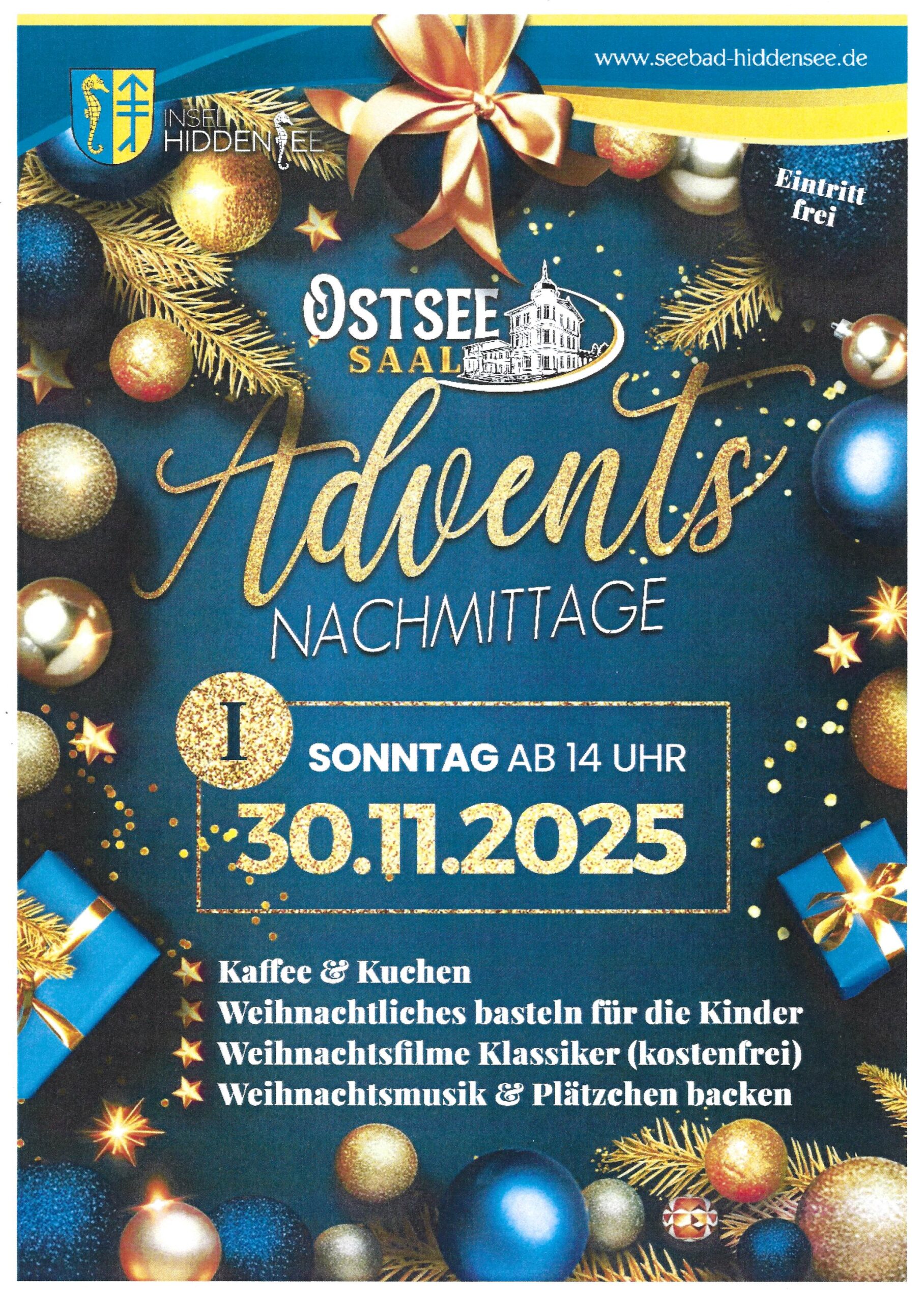 Adventsnachmittage im Ostsee Saal