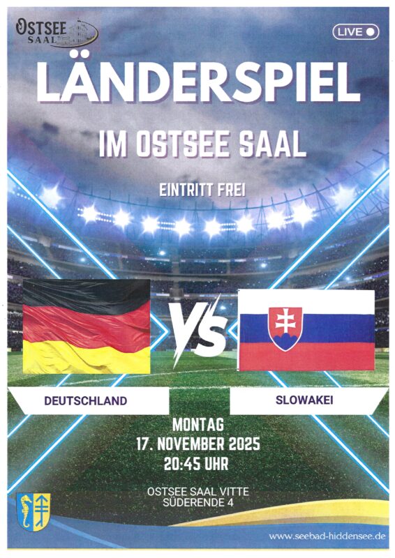 Fußball im Ostsee Saal