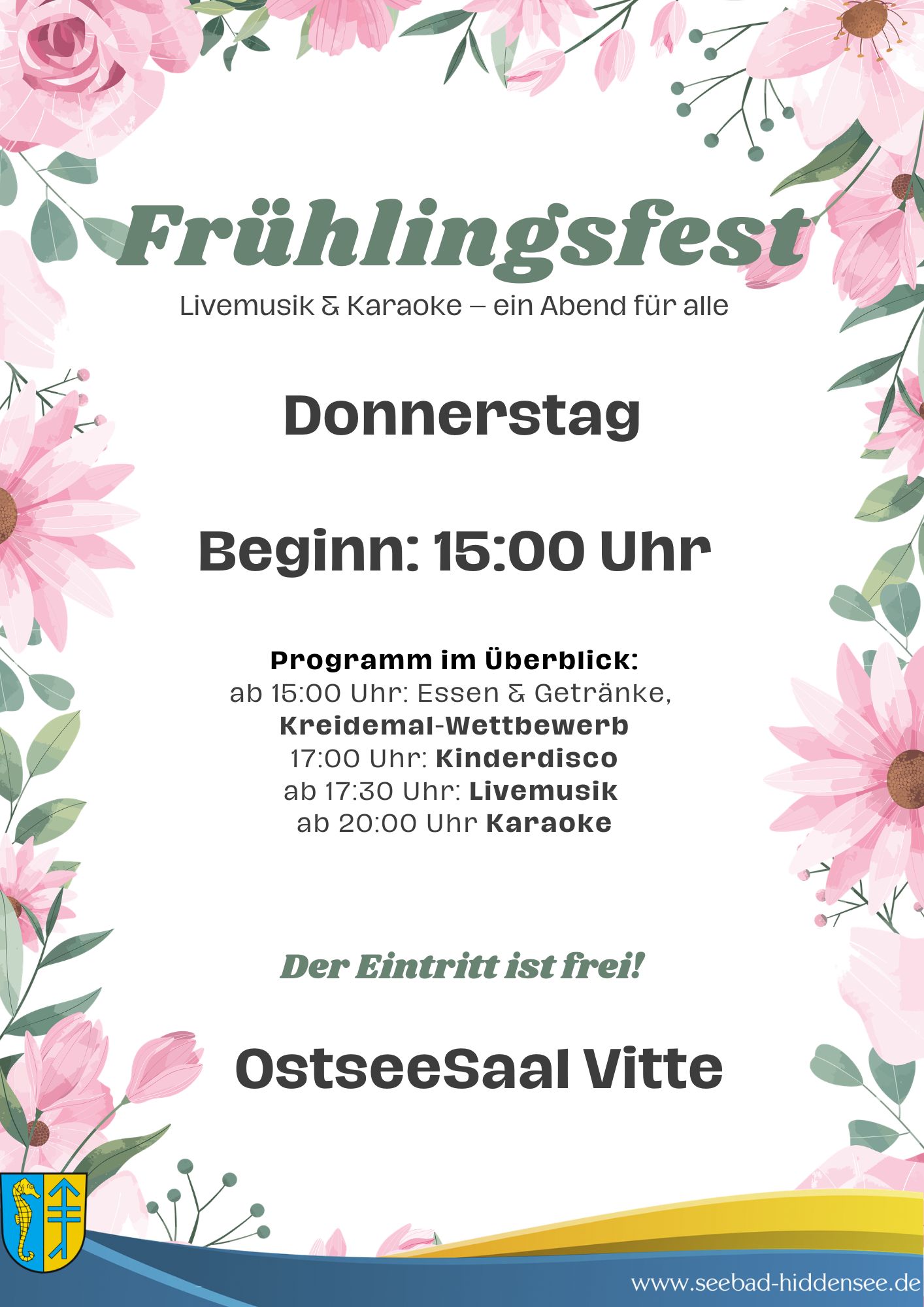 Frühlings- & Familienfest im OstseeSaal Vitte