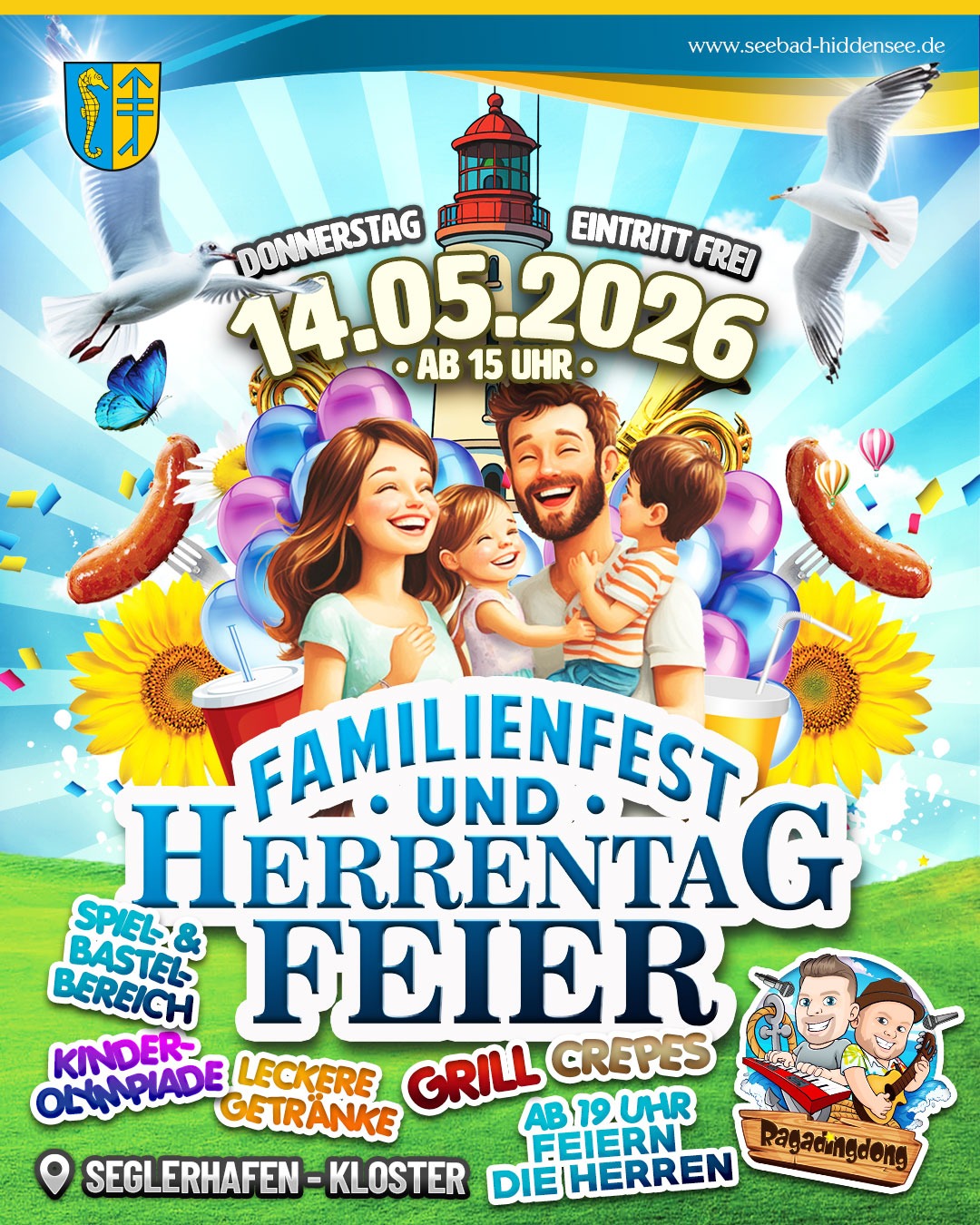 Familienfest und Herrentag Feier