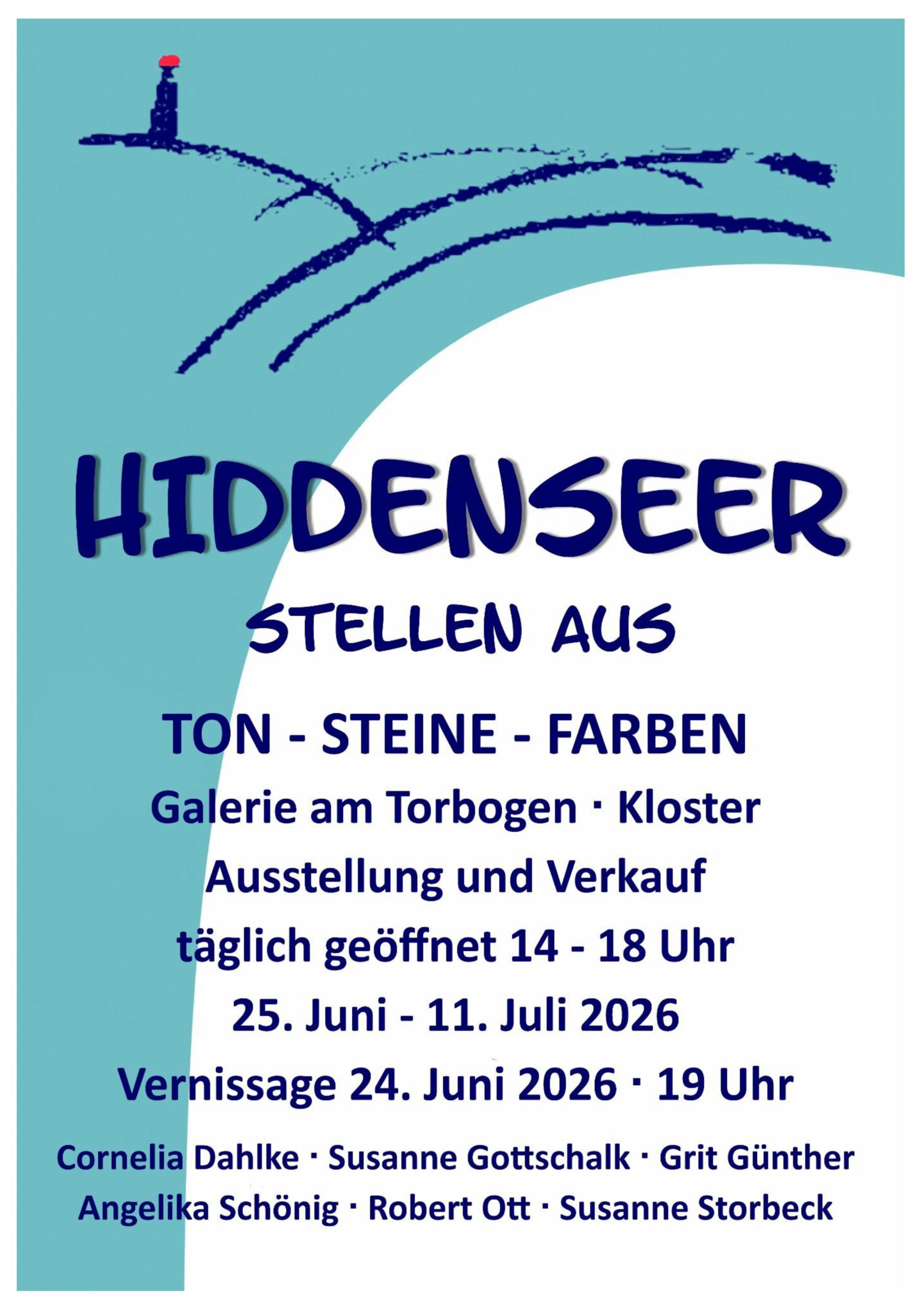 Ton · Steine · Farben – Hiddenseer stellen aus