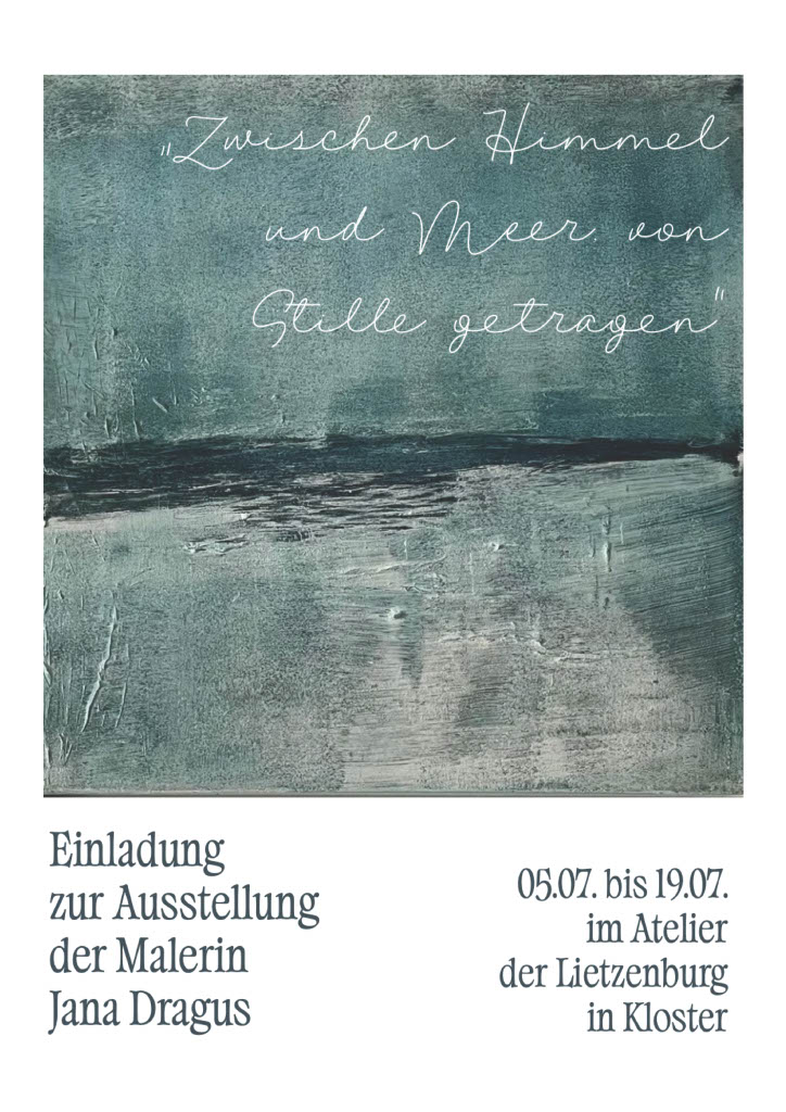 Ausstellung auf der Lietzenburg: Jana Dragus – „Von Hiddensee inspiriert“