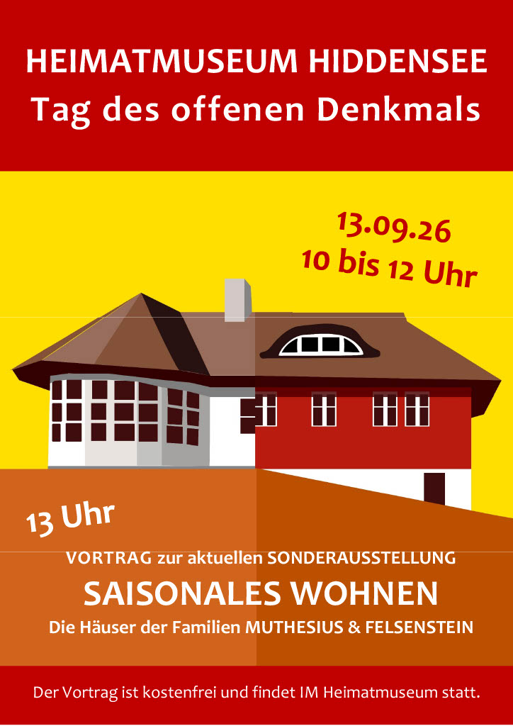 Zum Tag des offenen Denkmals - Sonderausstellung Heimatmuseum - 13 Uhr 