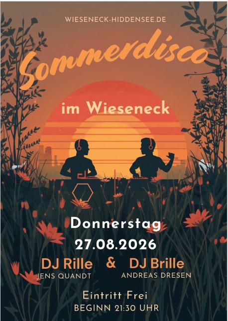 Sommerdisco im Wieseneck